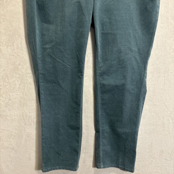 Talbots Teal Straight Leg Pants - Picture 4 of 12